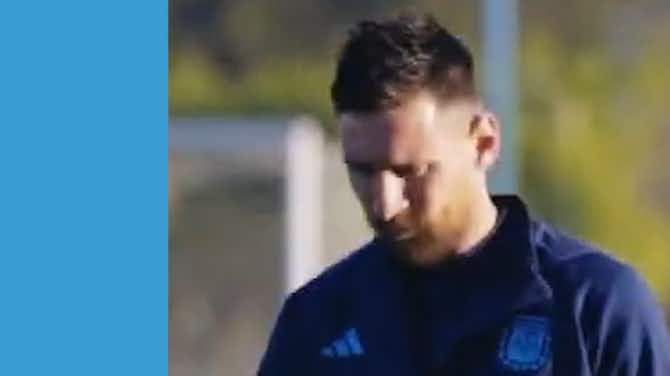 Imagen de vista previa para Messi encabeza la preparación de Argentina antes de viajar a Perú