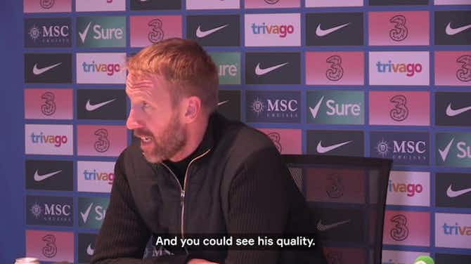 Preview image for Graham Potter about Enzo Fernández: 'He handled himself magnificently'
