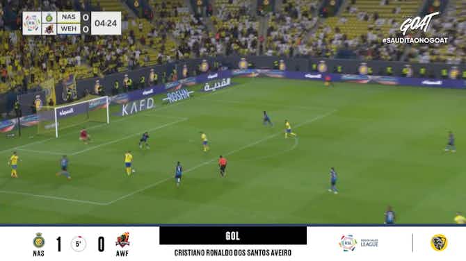 Imagem de visualização para Al-Nassr - Al-Wehda 1 - 0 | GOL - Cristiano Ronaldo dos Santos Aveiro