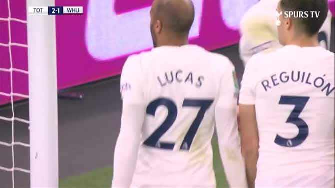 Imagem de visualização para Lucas decide, e Tottenham avança à semi da Copa da Liga Inglesa; veja os gols
