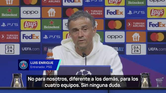 Preview image for Luis Enrique: "¿Favoritos? La prensa no sabe casi nada de fútbol"