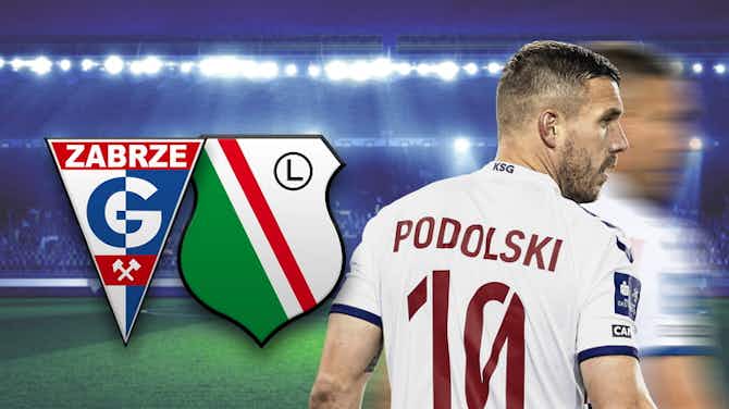 Vorschaubild für Knoten geplatzt! Lukas Podolski erzielt sein erstes Saisontor | Gornik Zabrze - Legia Warschau
