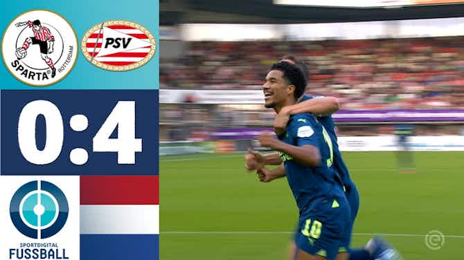 Vorschaubild für Chancenwucher bei Kantersieg - PSV weiterhin ungeschlagen Erster! | Sparta Rotterdam - PSV Eindhoven