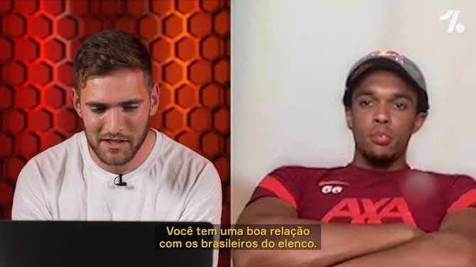 Imagem de visualização para EXCLUSIVO: Alexander-Arnold revela supresa com o Flamengo e lembra "torcida incrível"