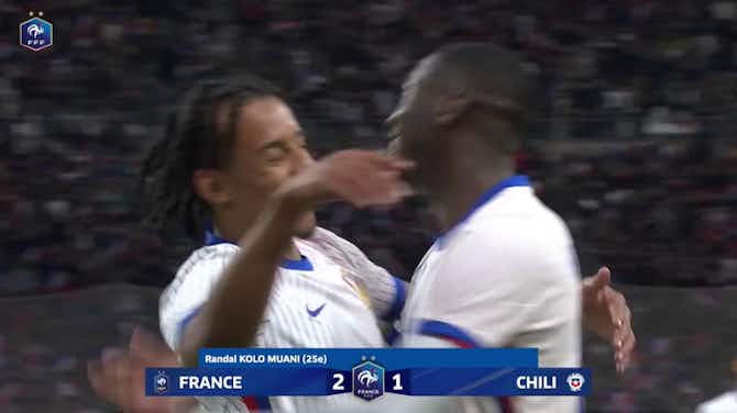 Preview image for Kolo Muanis Kopfballtor gegen Chile nach Theo Hernandez' Vorlage