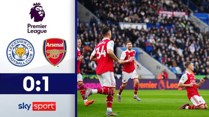 Vorschaubild für Gunners bauen Vorsprung aus! | Leicester City - FC Arsenal | Highlights - Premier League 2022/23