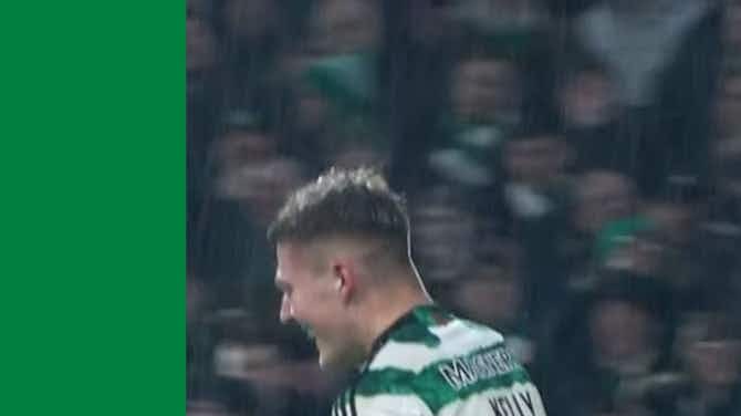 Preview image for Pitchside Angle: Daniel Kelly's stunning first Celtic goal on SPFL debut