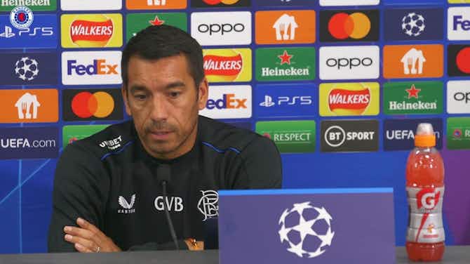 Preview image for Van Bronckhorst on facing Van Nistelrooy's PSV for Champions League football