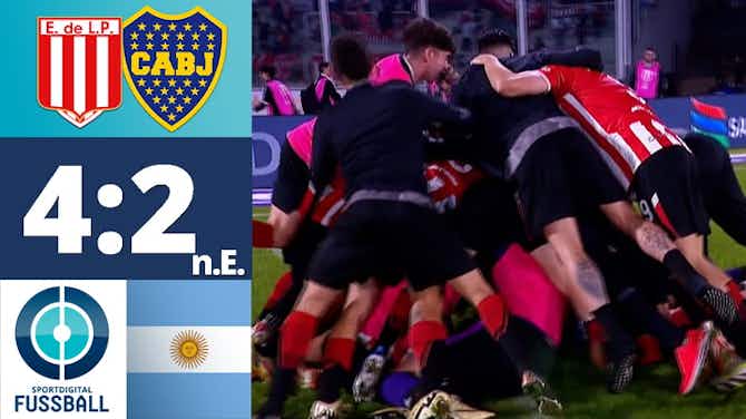 Imagem de visualização para Rote Karte & Elfmeterschießen - Boca verschenkt den Finaleinzug | Estudiantes - Boca Juniors