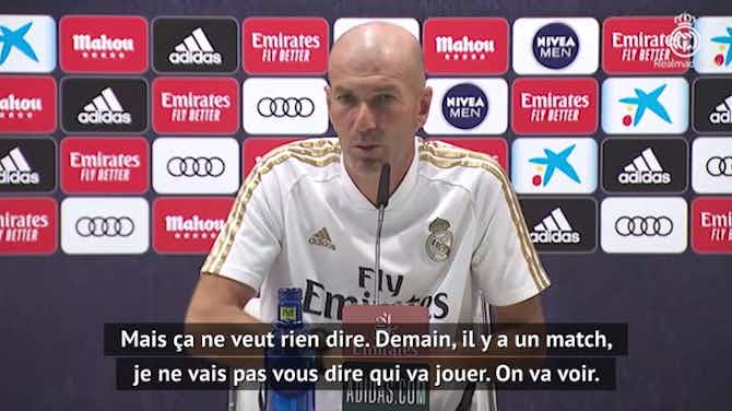 Image d'aperçu pour 38e j. - Zidane : "Benzema pichichi ? J'aimerais beaucoup !"