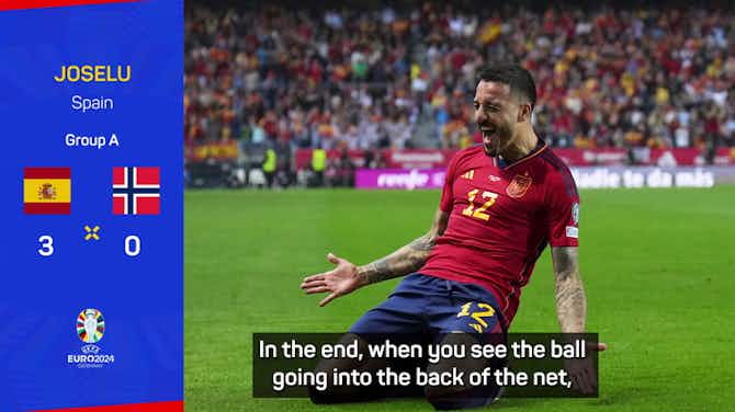 Image d'aperçu pour De La Fuente 'lucky to be able to count' on Joselu after Norway win