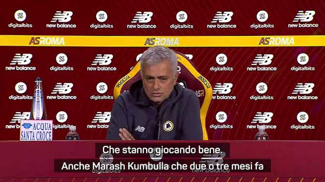 Anteprima immagine per Mourinho: "Non avevo fiducia in Kumbulla..."