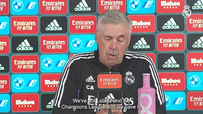 Vorschaubild für Ancelotti: "We're at a crucial stage of the season"