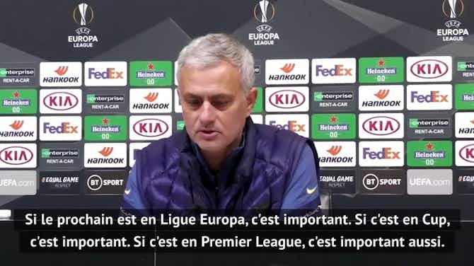 Image d'aperçu pour Groupe J - Mourinho : "Chaque match est important"