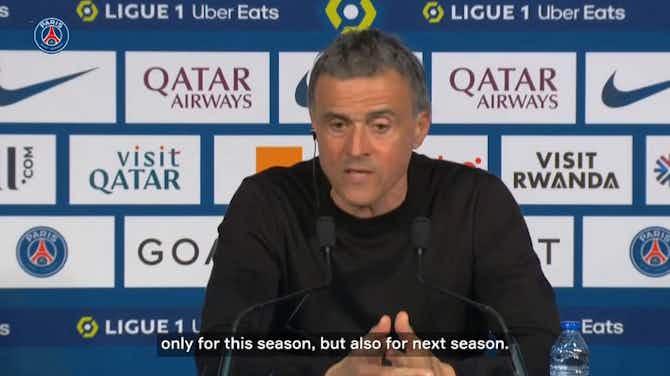 Preview image for Luis Enrique: 'We will have to get used to playing without Mbappé'