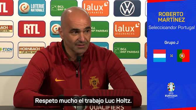 Imagen de vista previa para Roberto Martínez: "Me ha sorprendido mucho la calidad humana e intensidad de los jugadores"