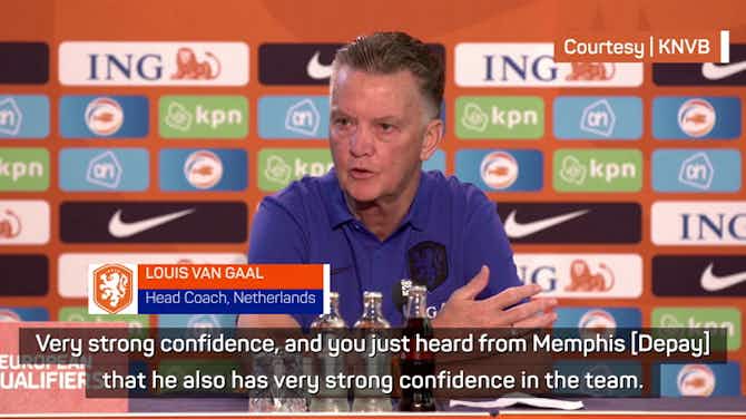 Preview image for Van Gaal declares Dutch self-confidence is like Max Verstappen's