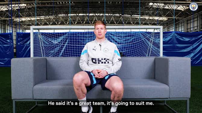 Preview image for Kevin De Bruyne looks back at his first moments at City