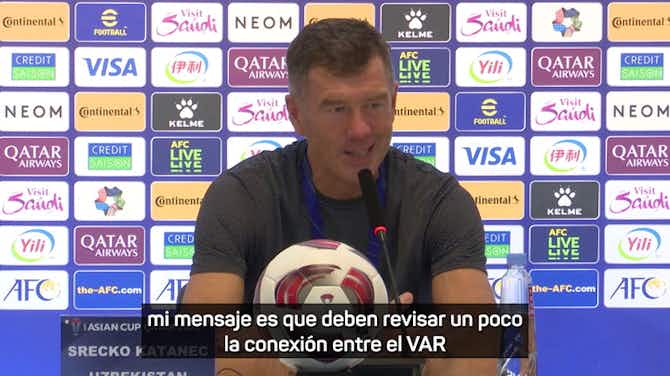 Imagen de vista previa para Polémica con el VAR en la Copa Asia - el entrenador de Uzbekistán recuerda lo sucedido en el Real Madrid vs. Almería