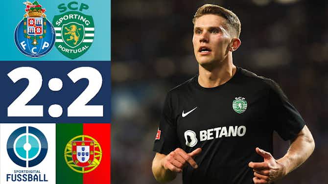 Image d'aperçu pour Doppelpack innerhalb von 57 Sekunden! Gyökeres rettet Sporting | FC Porto - Sporting Lissabon 