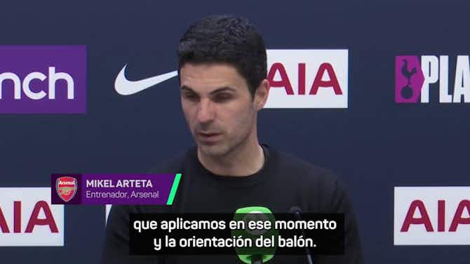 Image d'aperçu pour Arteta defendió a David Raya tras su error: "Es parte del fútbol"
