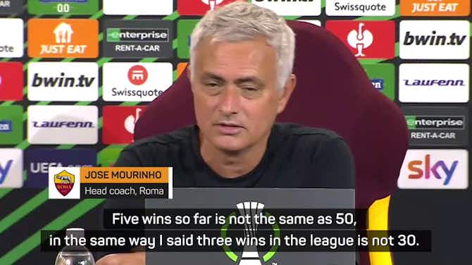 Preview image for Mourinho loses cool with translators during Roma press conference