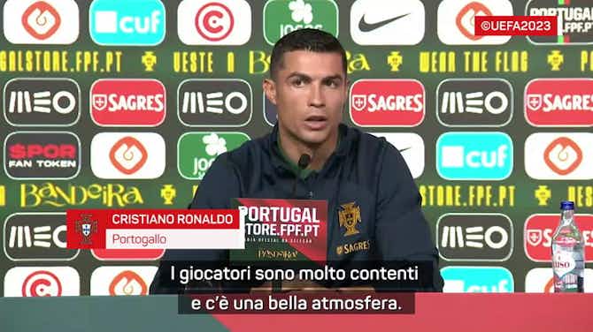 Anteprima immagine per Portogallo, Ronaldo: "Con Martinez aria nuova. Io sono qui per aiutare"
