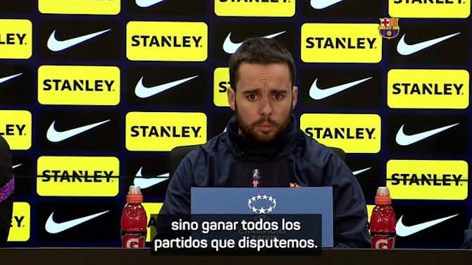 Imagen de vista previa para Giráldez: "Cuando te pones la camiseta del Barça el objetivo es ganar todos los partidos"