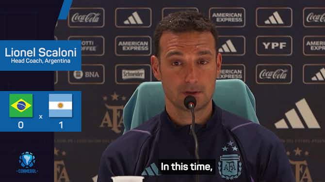 Anteprima immagine per Scaloni reveals he could quit as Argentina boss