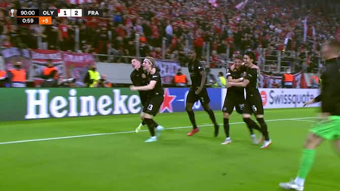Vorschaubild für Siegtreffer in der Nachspielzeit!| Highlights: Olympiacos 1-2 Eintracht Frankfurt