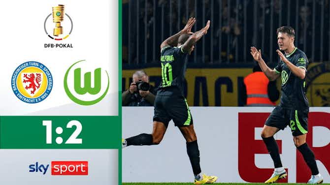 Vorschaubild für Eintracht Braunschweig 1:2 VfL Wolfsburg | Highlights - 2. Runde | DFB-Pokal 2022/23
