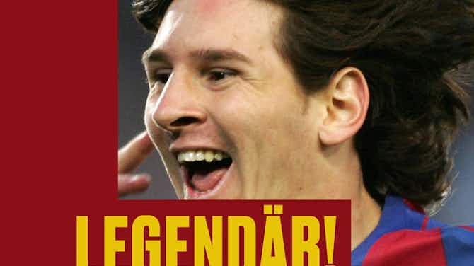 Vorschaubild für Legendär! Messis erstes Tor für Barca
