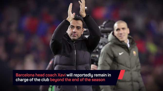 Vorschaubild für Breaking News - Xavi to remain at Barcelona