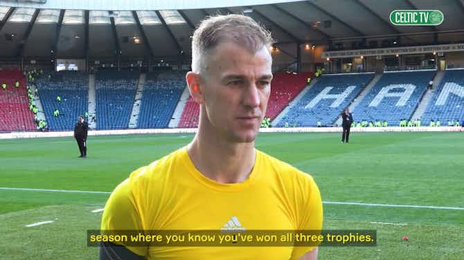 Preview image for Joe Hart on winning the treble: 'I feel privileged to be a part of this'