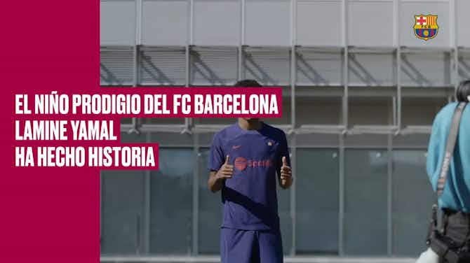 Image d'aperçu pour Lamine Yamal - El jugador más joven del Barcelona en la UCL