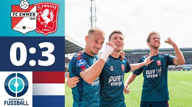 Vorschaubild für Freistoß-Hammer! Vlap und Cerny erlösen Twente | FC Emmen - FC Twente Enschede