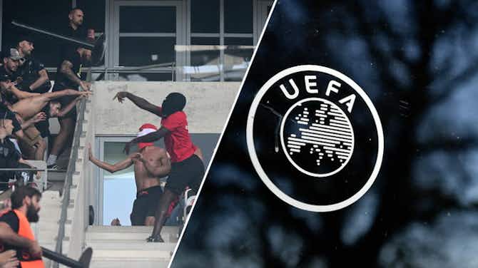 Vorschaubild für Köln droht harte UEFA-Strafe: "Erlebnis kaputt gemacht"