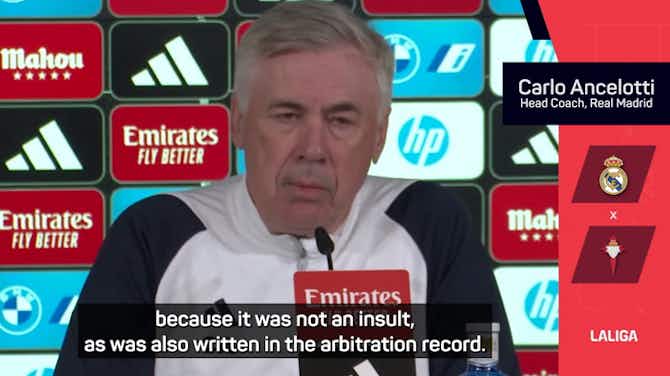 Preview image for Bellingham's two-match ban is too harsh - Ancelotti