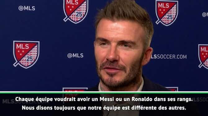 Image d'aperçu pour Inter Miami - Beckham rêve de recruter Messi ou Ronaldo