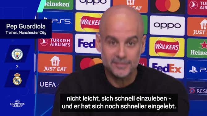 Preview image for Guardiola: "Müssen Bellingham kontrollieren"
