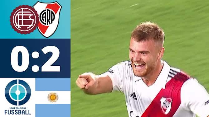 Vorschaubild für CA River Plate sichert sich mit Mühe drei Punkte! | CA Lanus - CA River Plate |