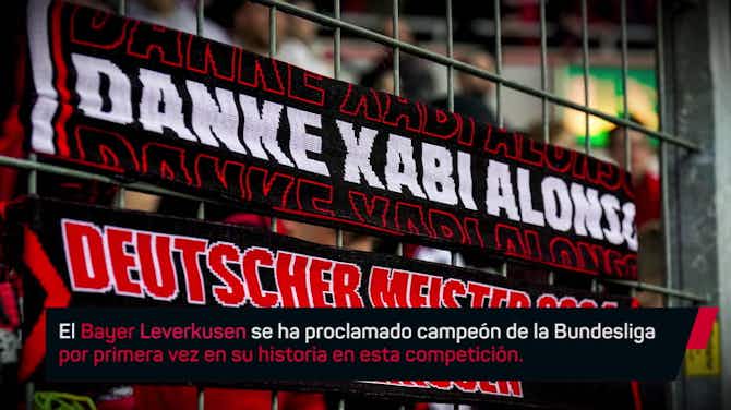 Imagen de vista previa para El Leverkusen de Xabi Alonso, campeón de la Bundesliga