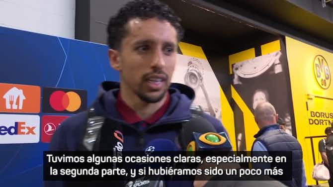 Preview image for Marquinhos: "Si hubiéramos sido más decisivos, podríamos haber cambiado el resultado del partido"