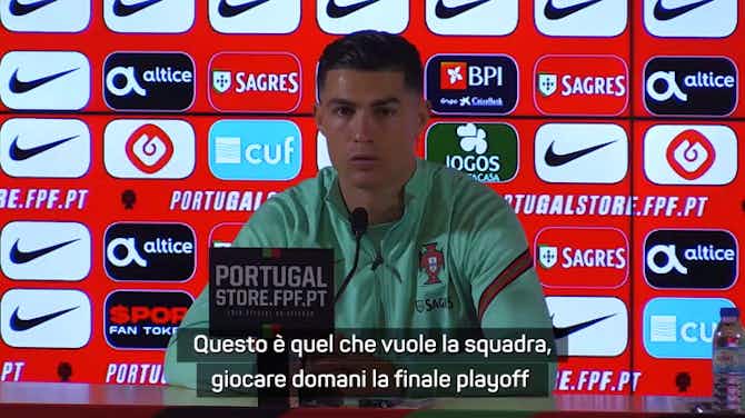 Anteprima immagine per Ronaldo: "Fiduciosi per la finale, smettere? Decido io..."