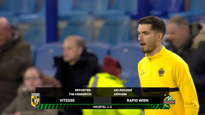 Vorschaubild für UEFA Conference League: Vitesse 2-0 Rapid Wien