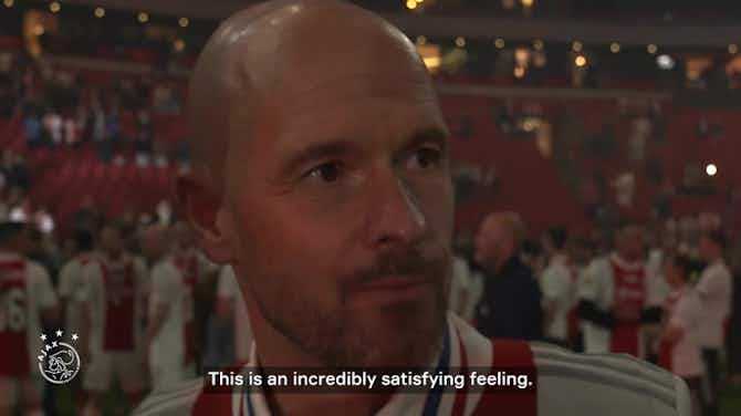 Preview image for Ten Hag reflects on success as Ajax manager