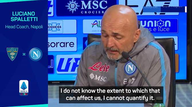 Pratinjau gambar untuk Spalletti sends stern message to Napoli fans after Milan brawls