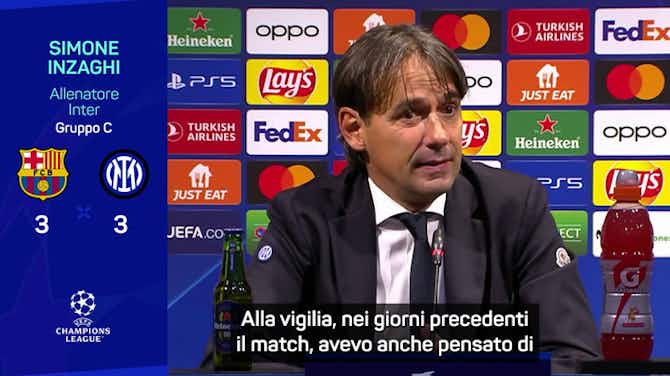 Anteprima immagine per Provocazione Inzaghi: "In Spagna si ricorderanno a lungo dell'Inter"