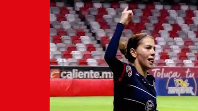Preview image for Women's Liga MX top goalscorer Cervantes scores two in quarter-finals