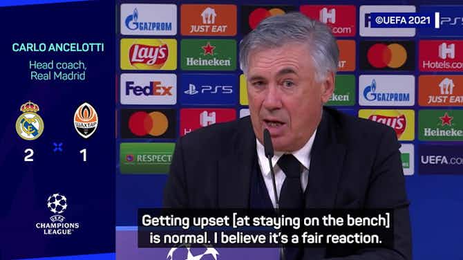 Preview image for Ancelotti apologises to snubbed Hazard after Real beat Shakhtar